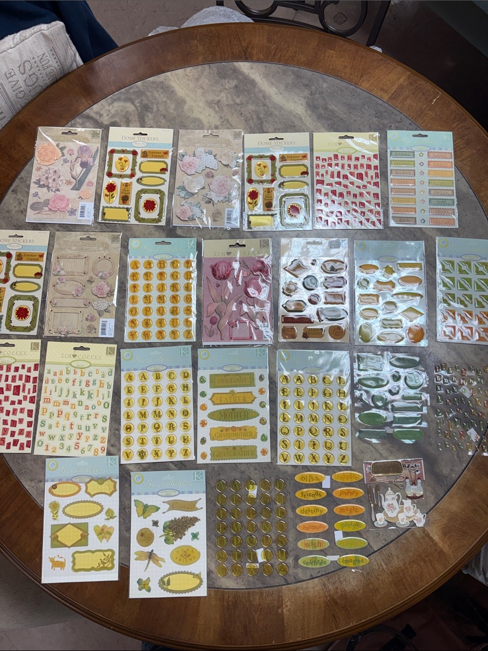 Assorted Sticker and Embellishment Pack -scrapbooking lot 27